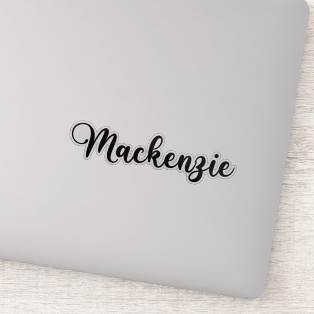 Mackenzie Name - Handwritten Calligraphy (Detail)