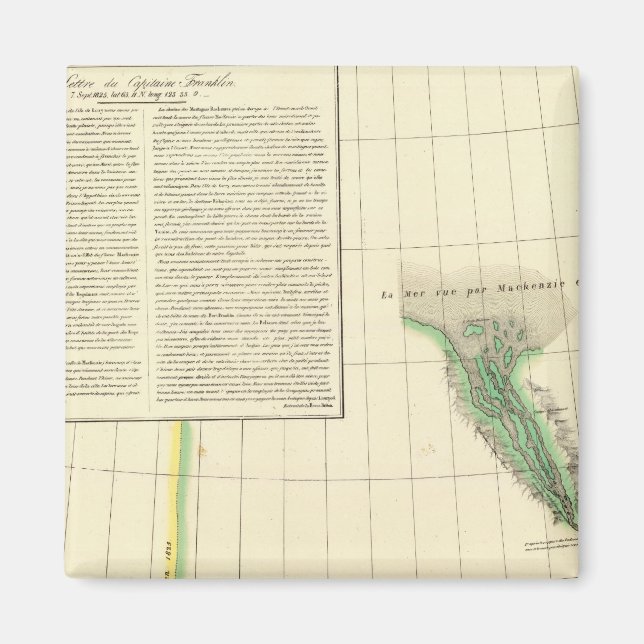 Mackenzie River, Yukon Magnet (Front)