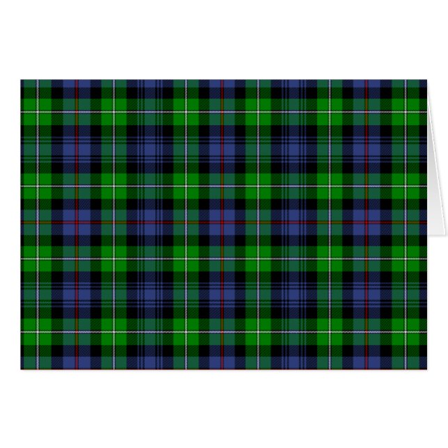 MacKenzie Tartan (aka Seaforth Highlanders Tartan) (Front Horizontal)