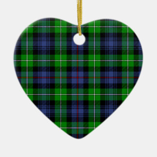 MacKenzie Tartan (aka Seaforth Highlanders Tartan) Ceramic Tree Decoration