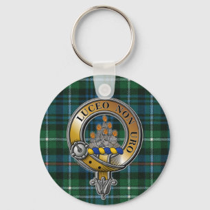 MacKenzie Tartan & Badge Key Ring