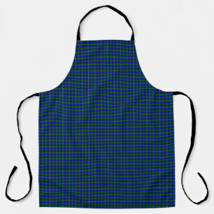 MacKenzie tartan blue green plaid Apron