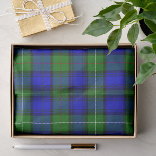 MacKenzie tartan blue green plaid Tissue Paper