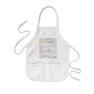 Mackenzie Text Design II Kids Apron
