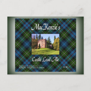 MacKenzie's Castle Leod Ale Postcard