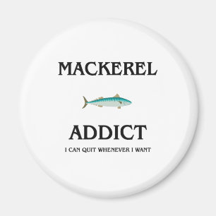 Mackerel Addict Magnet