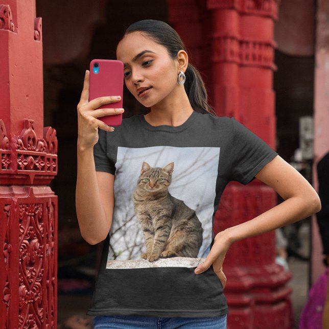 Mackerel Tabby Cat T-Shirt (Mackerel Tabby Cat Womens T-Shirt)