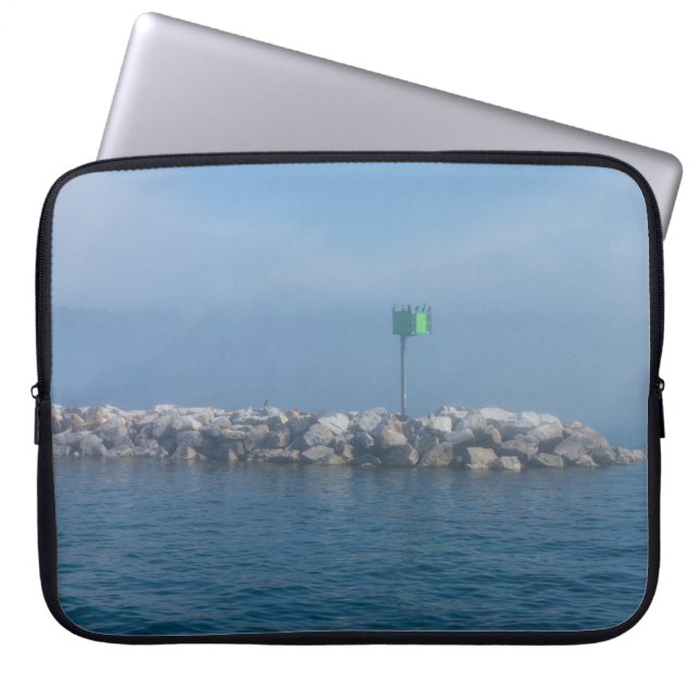 Mackinac Breakwater Laptop Sleeve (Front)