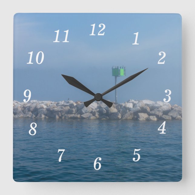 Mackinac Breakwater Wall Clock (Front)