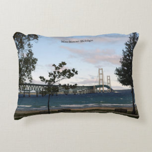 Mackinac Bridge accent pillow