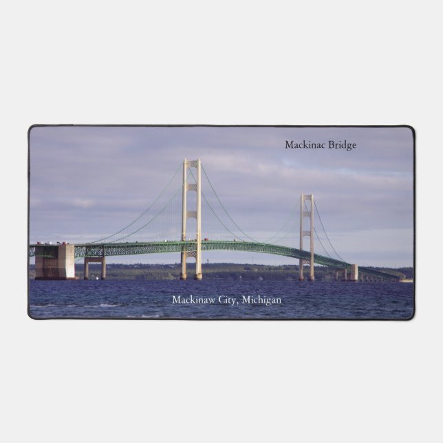 Mackinac Bridge desk mat (Front)