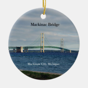 Mackinac Bridge doublesided ornament