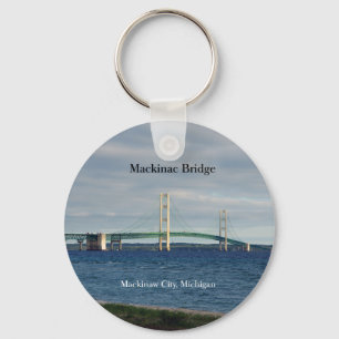 Mackinac Bridge Mackinaw City key chain