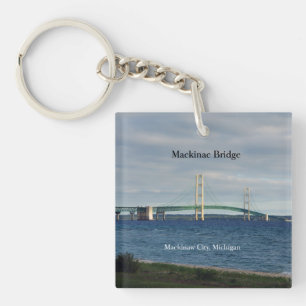 Mackinac Bridge Mackinaw City key chain