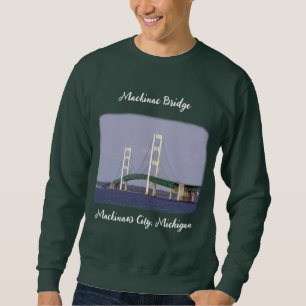 Mackinac Bridge Mackinaw shirt v2 white lettering