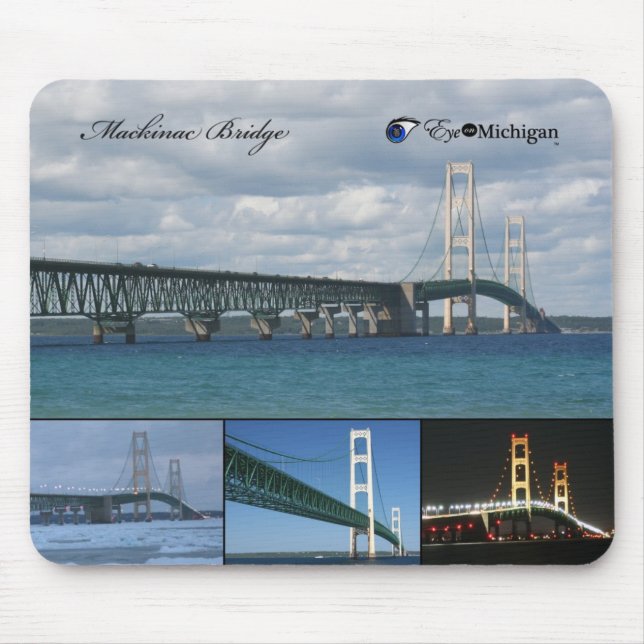 Mackinac Bridge - Michigan Mouse Mat (Front)
