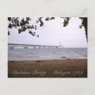 Mackinac Bridge Michigan Postcard