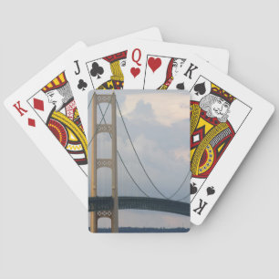 Mackinac Bridge, Michigan, USA Playing Cards