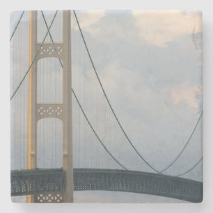 Mackinac Bridge, Michigan, USA Stone Coaster