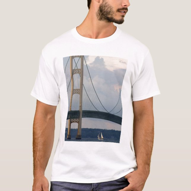 Mackinac Bridge, Michigan, USA T-Shirt (Front)