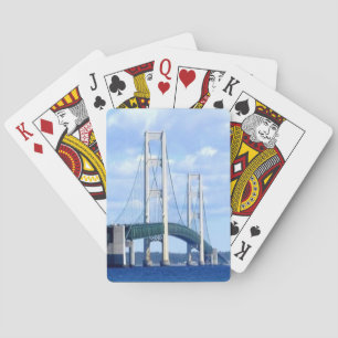 "Mackinac Bridge Playing Cards" Playing Cards