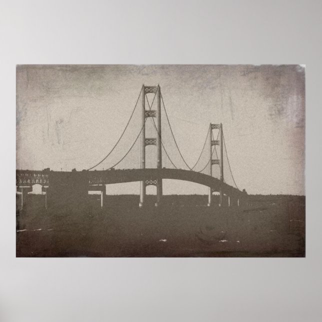 Mackinac Bridge Poster (Front)