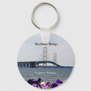 Mackinac Bridge spring St. Ignace spring key chain