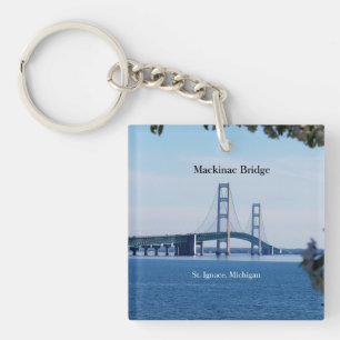 Mackinac Bridge St. Ignace key chain