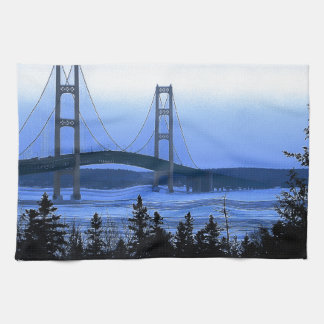 Mackinac Bridge Tea Towel