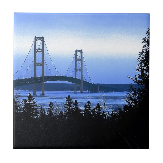 Mackinac Bridge Tile (Front)