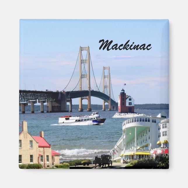Mackinac City Magnet (Front)