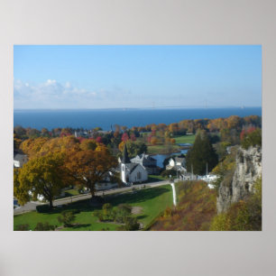 Mackinac Island Autumn Colours Poster