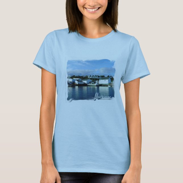 Mackinac Island Baby Doll Tshirt (Front)