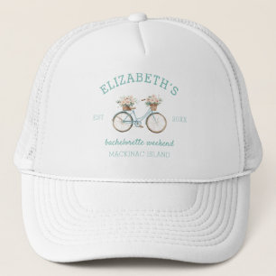 Mackinac Island Bike Bachelorette  Trucker Hat