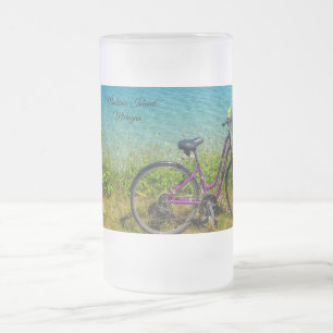 Mackinac Island Bike Frosted Mug