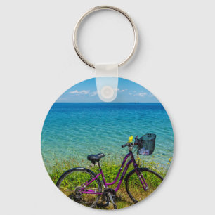 Mackinac Island Bike Key Ring