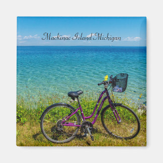 Mackinac Island Bike Magnet