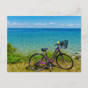 Mackinac Island Bike Postcard