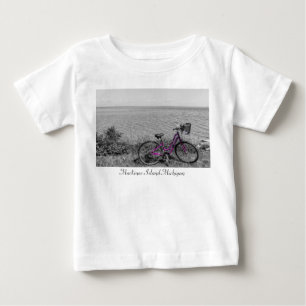 Mackinac Island Bike Selective Colour Baby T-Shirt