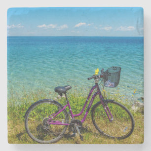 Mackinac Island Bike Stone Coaster