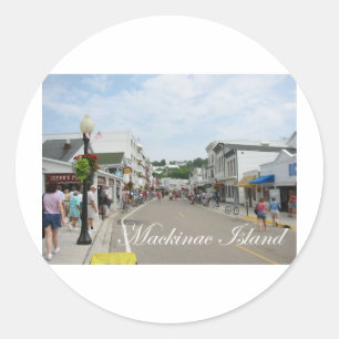 Mackinac Island Classic Round Sticker