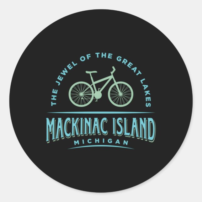 Mackinac Island Classic Round Sticker (Front)