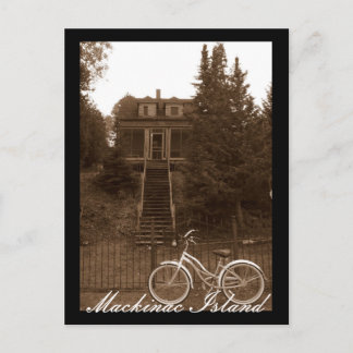 Mackinac Island Cottage Postcard