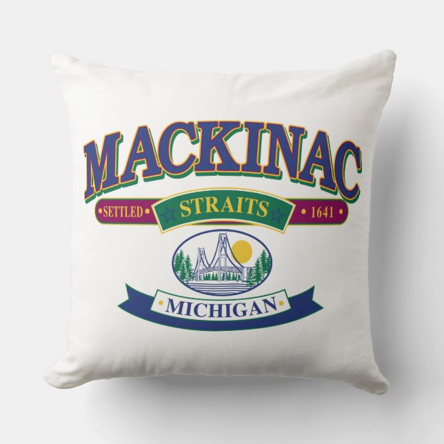 Mackinac Island Cushion (Front)