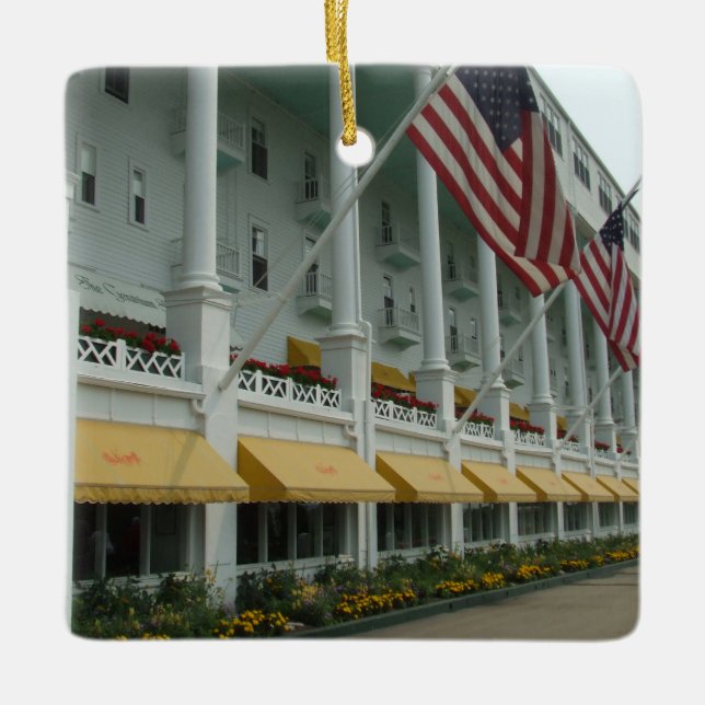 Mackinac Island Grand Hotel Ornament (Front)