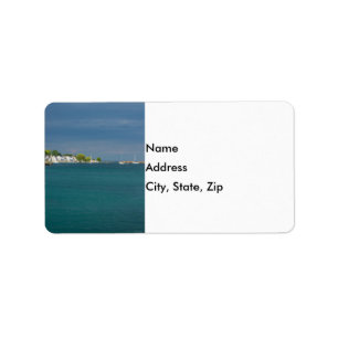 Mackinac Island Harbour Address Labels
