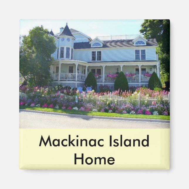 Mackinac Island Home Magnet (Front)