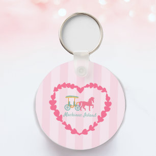 Mackinac Island Horse Drawn Carriage Key Ring
