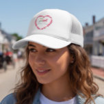 Mackinac Island Horse Drawn Carriage Trucker Hat<br><div class="desc">With a hand illustrated pink horse and carriage these hats are a special keepsake for your trip to Mackinac Island Michigan.</div>