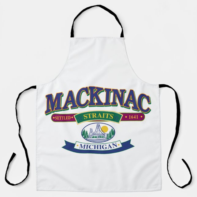 Mackinac Island Michigan Apron (Front)